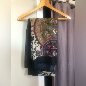 Vintage Floral Scarf